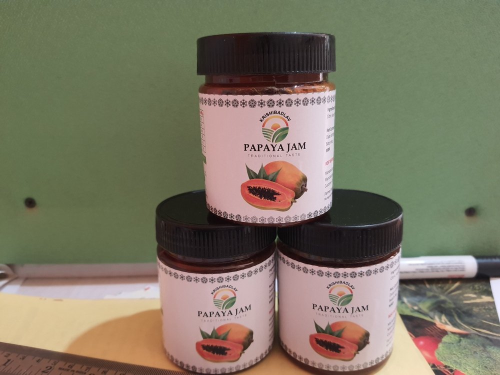 Red Semi Solid Papaya jam, Natural, Packaging Size: 250 Gm