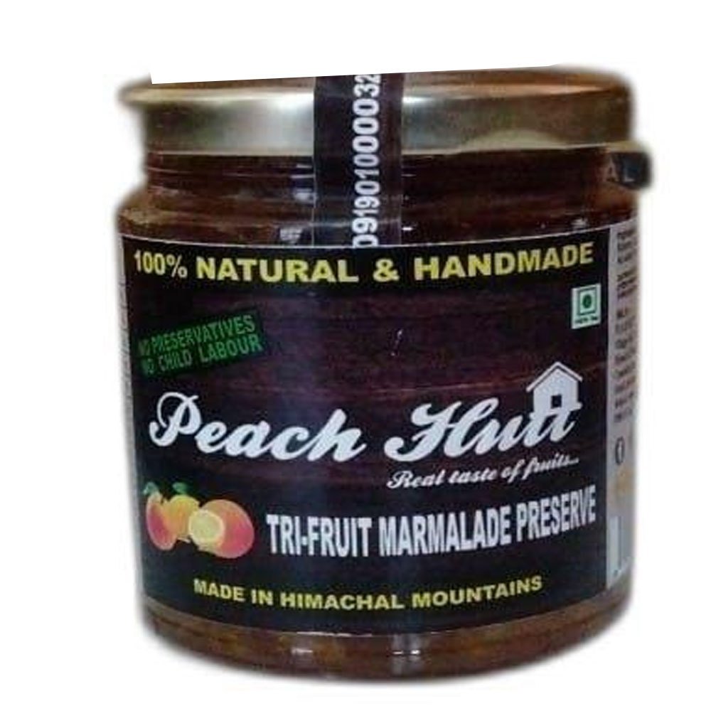 Gel Brown Tri Fruit Marmalade Preserve Jam, Natural