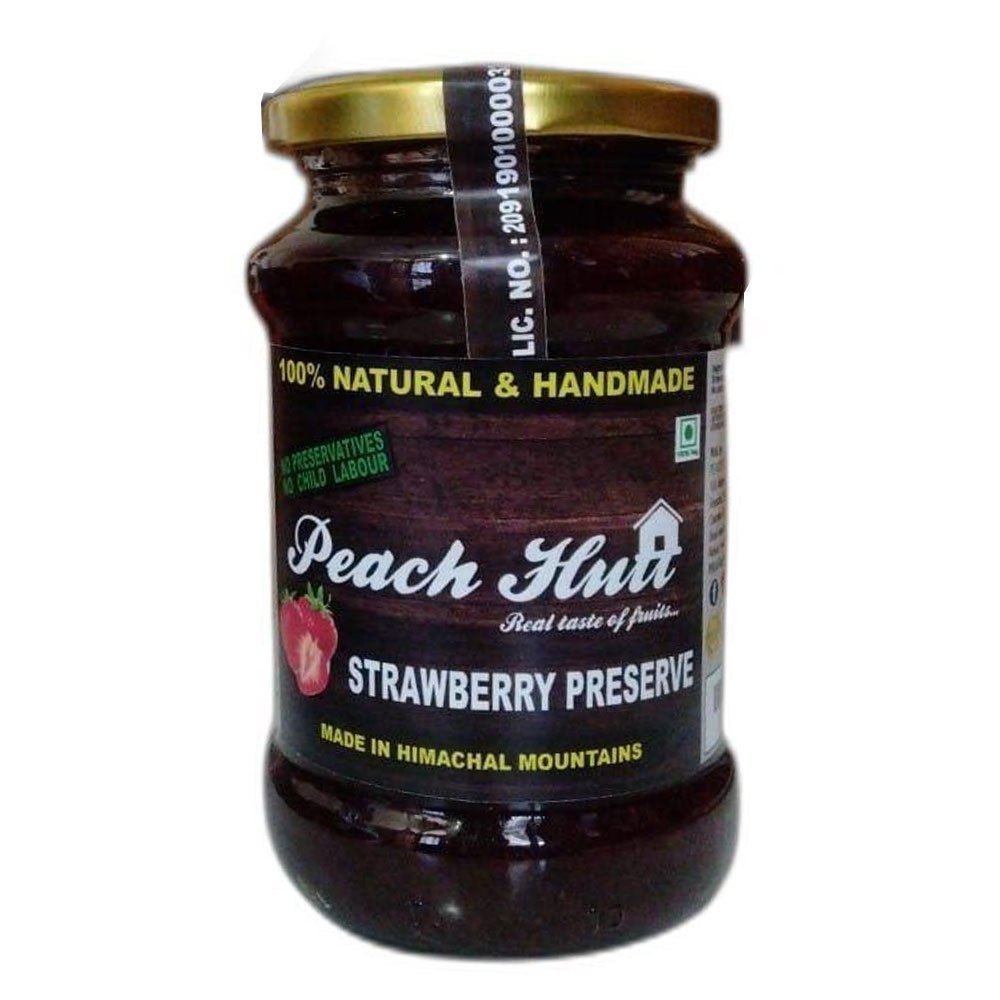 Peach Hutt Brown Strawberry Preserve Jam img