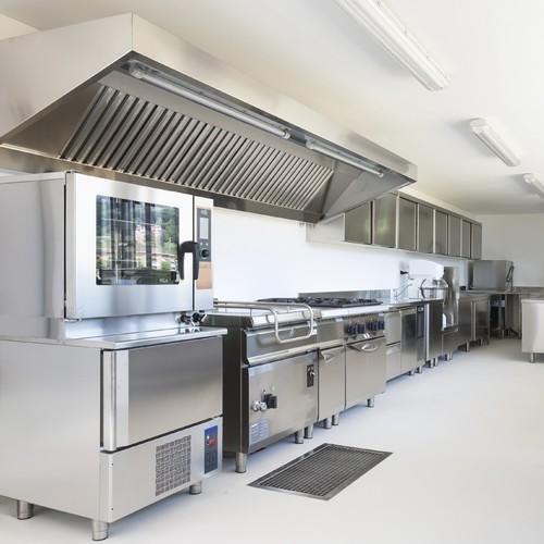 SS Commercial Kitchen Exhaust Chimney, Finish: Polished