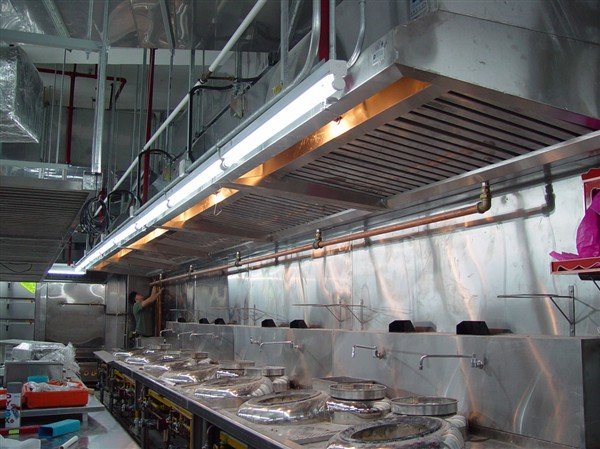 Rectangular Roof Mounting Commercial Kitchen Chimney