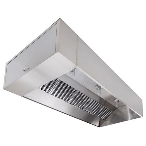 Rectangular Wall Mount Stainless Steel Kitchen Hood