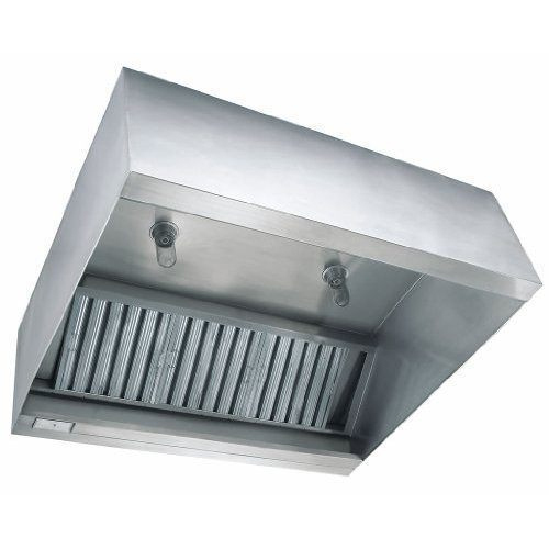 Stainless Steel Rectangular Kitchen Hood, Material Grade: Ss 316