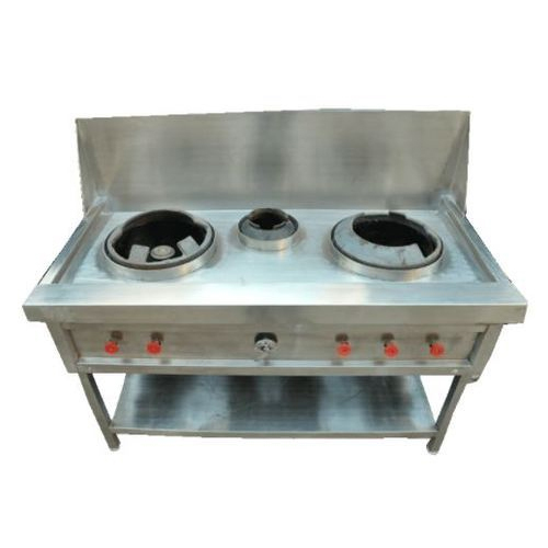 Stainless Steel Industrial Gas Range