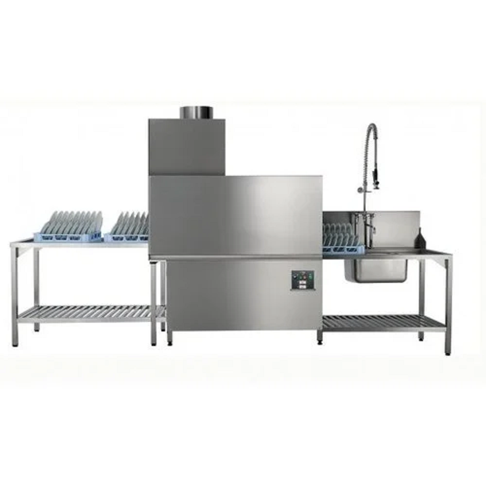 C800+D Hobart Rack Conveyor Dishwasher, Capacity(Place Setting): 12, Installation Type: Freestanding