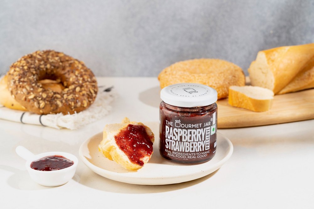 Red Raspberry Strawberry Preserve (Jam), 230g