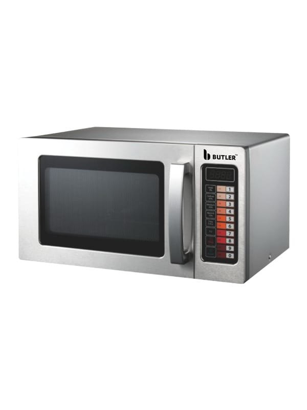 BUTLER Stainless Steel COMMERCIAL MICROWAVE OVEN, Capacity: 25 Ltr, Features: 20 Programmes