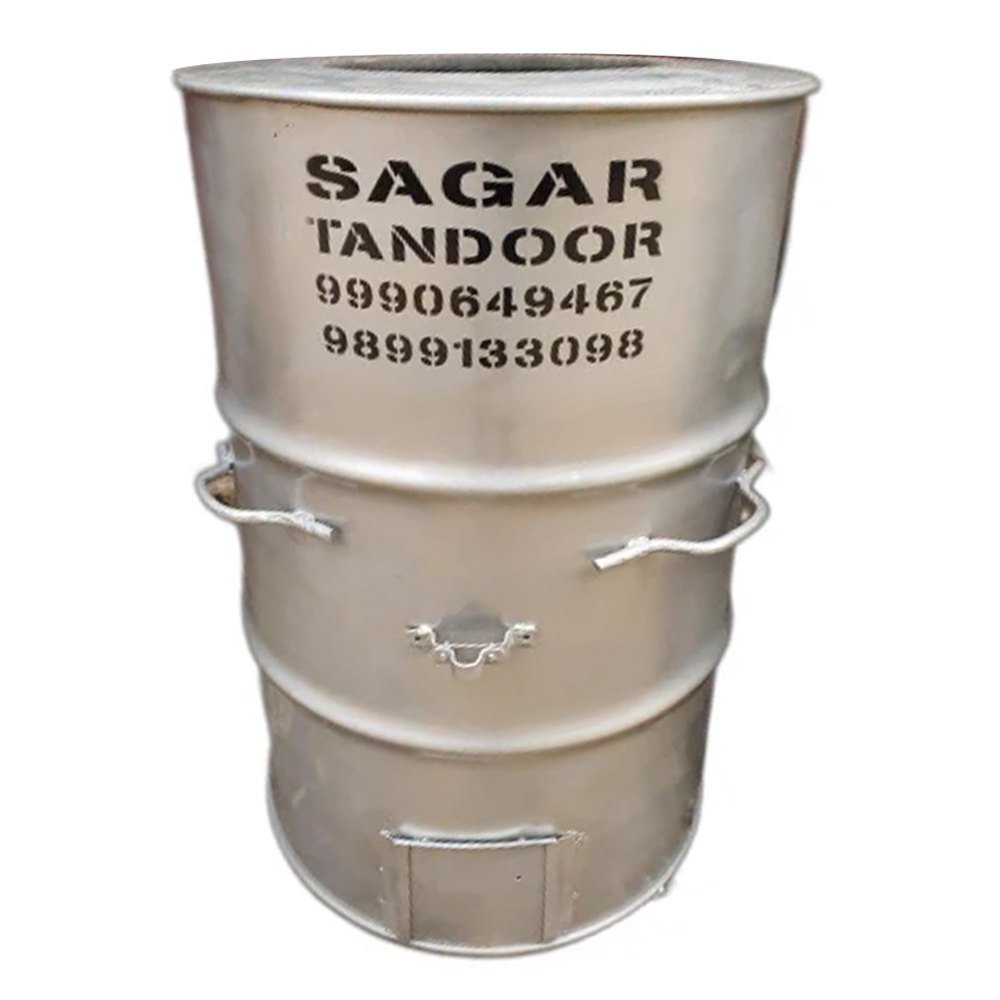 Sager LPG Mild Steel Round Drum Tandoor, For Restaurant