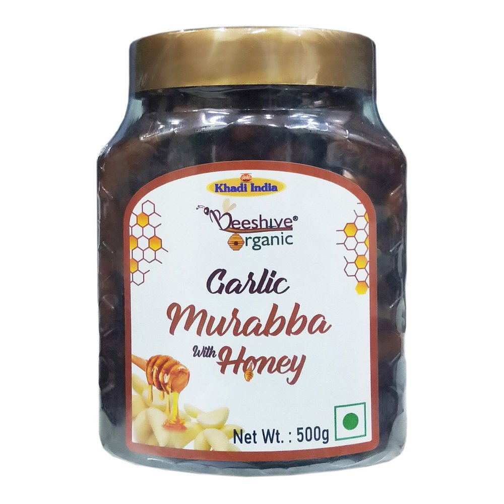 Beeshive Organic Garlic Murabba With Honey 500 G img