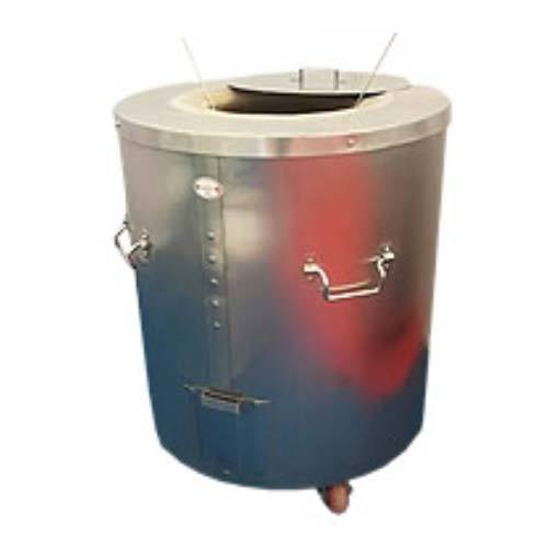 Stainless Steel Iron Round Tandoor, Capacity: 20 Bread At A Time