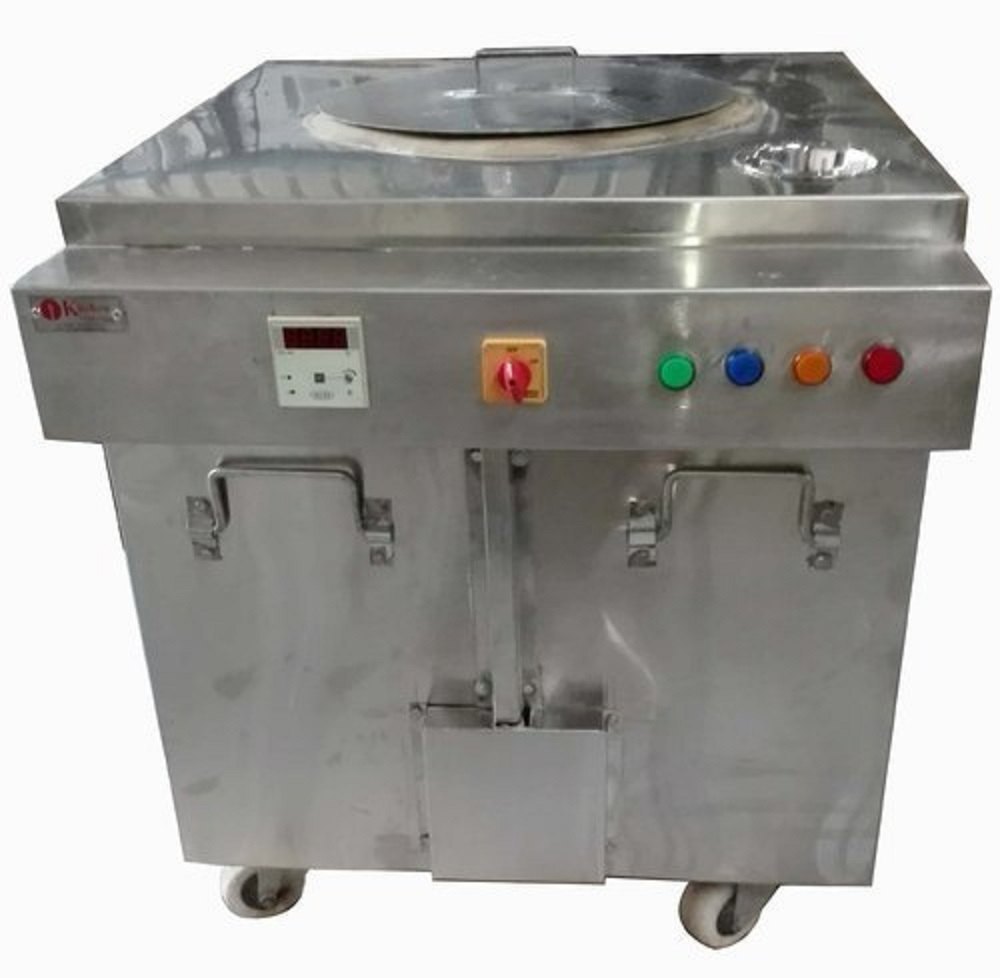 Stainless Steel Electric Square Drum Tandoor, For Restaurant, Capacity: 20 Roti