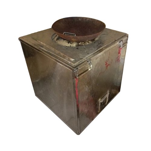 Stainless Steel SS Square Tandoor, For Hotel, Capacity: 50 Kg