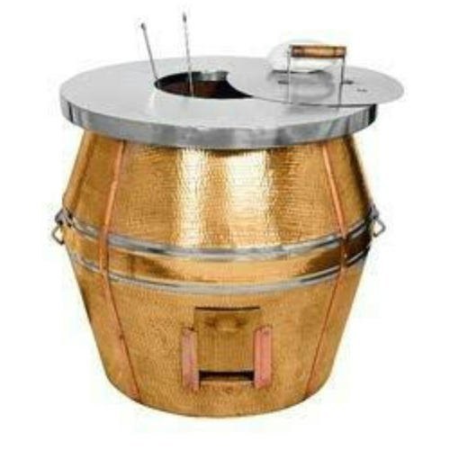 Round Brass Tandoor, For Commercial