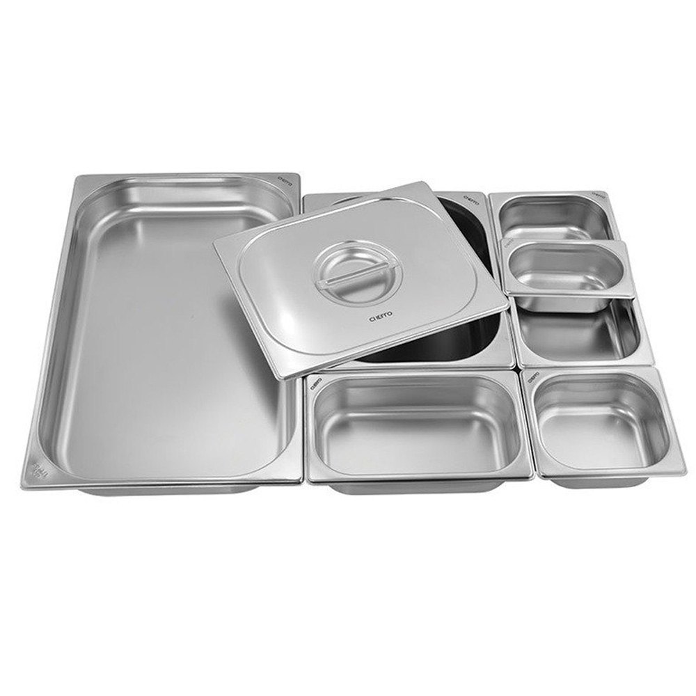 Silver Stainless Steel Gastronorm Pan For Kitchen, For Restaurant, Square