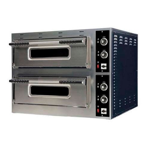 2.4 kW/hr Stainless Steel Commercial Used Double Deck Oven, 240 V