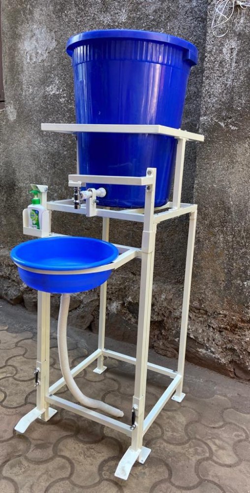 MIld Steel Manual Foot Operate Hand Wash