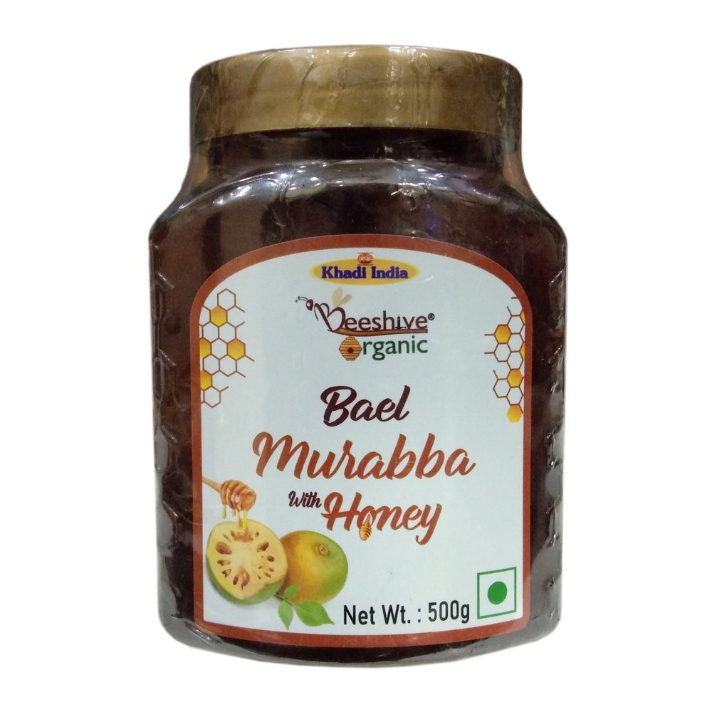 Beeshive Organic Bael Murabba with Honey, 500g, Packaging Type: Food Grade Bottle, Packaging Size: 1kg, 500g img