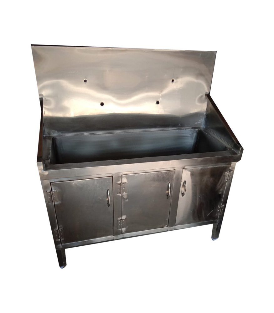 S.A. Silver Industrial Stainless Steel Sink