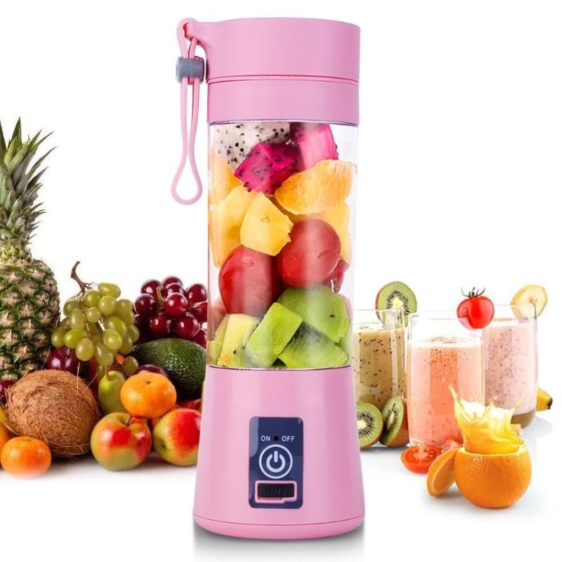 SS Portable 4 Blade USB Electric Blender Juicer, 220V