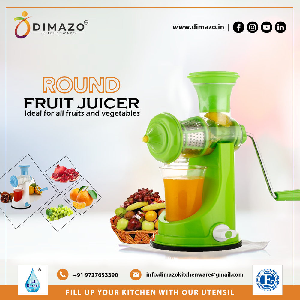 Plastic Hand Fruit Juicer, for Home