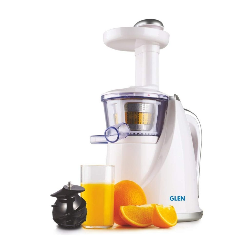 Semi Automation Glen Plastic Slow Fruit Juicer, For Home, White