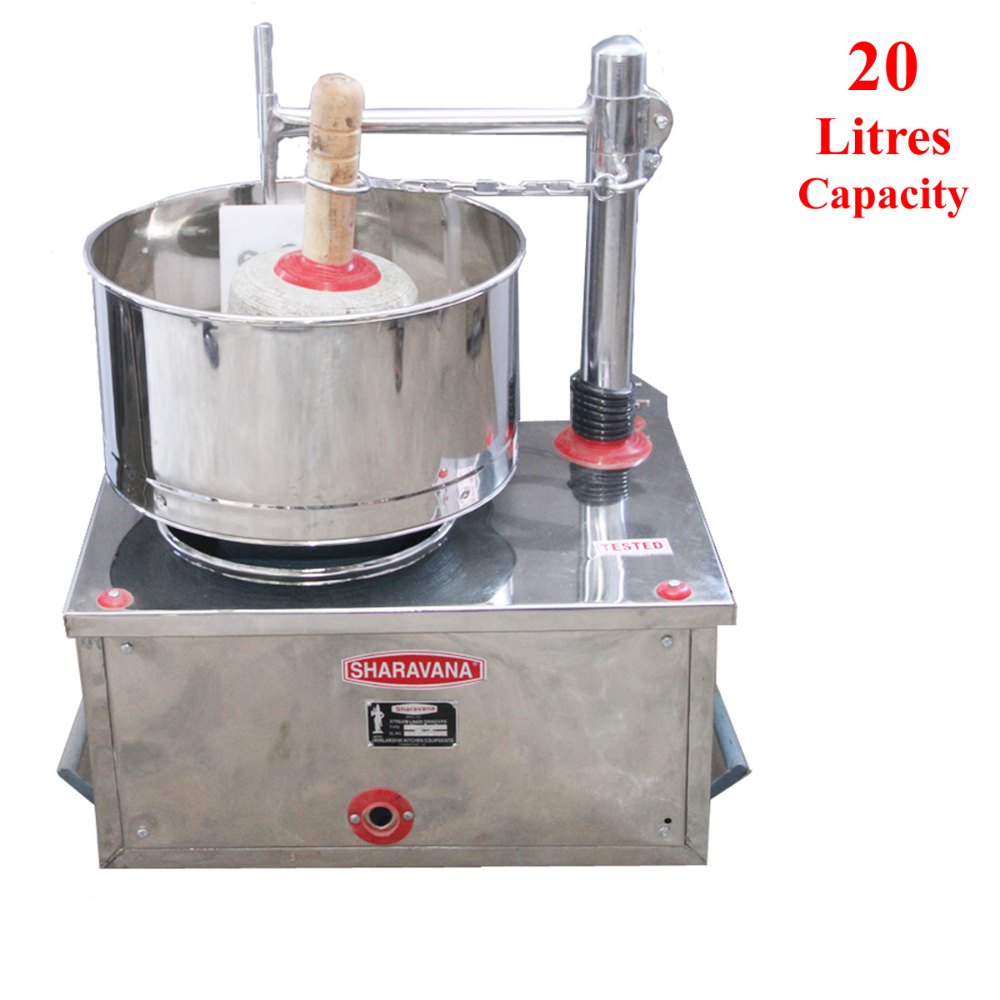 20 Liter Commercial Conventional Wet Grinder, 240 V