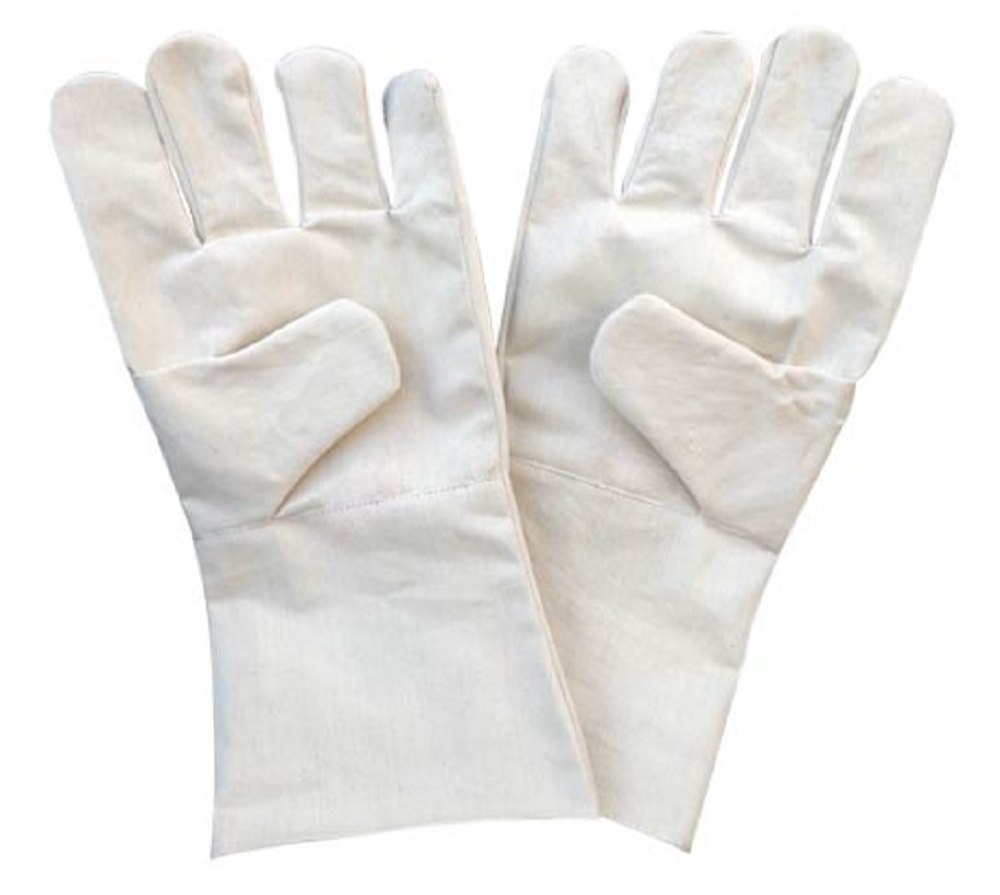 Cotton Blanket Hand Gloves, For Shipping Handling, Size: Free size