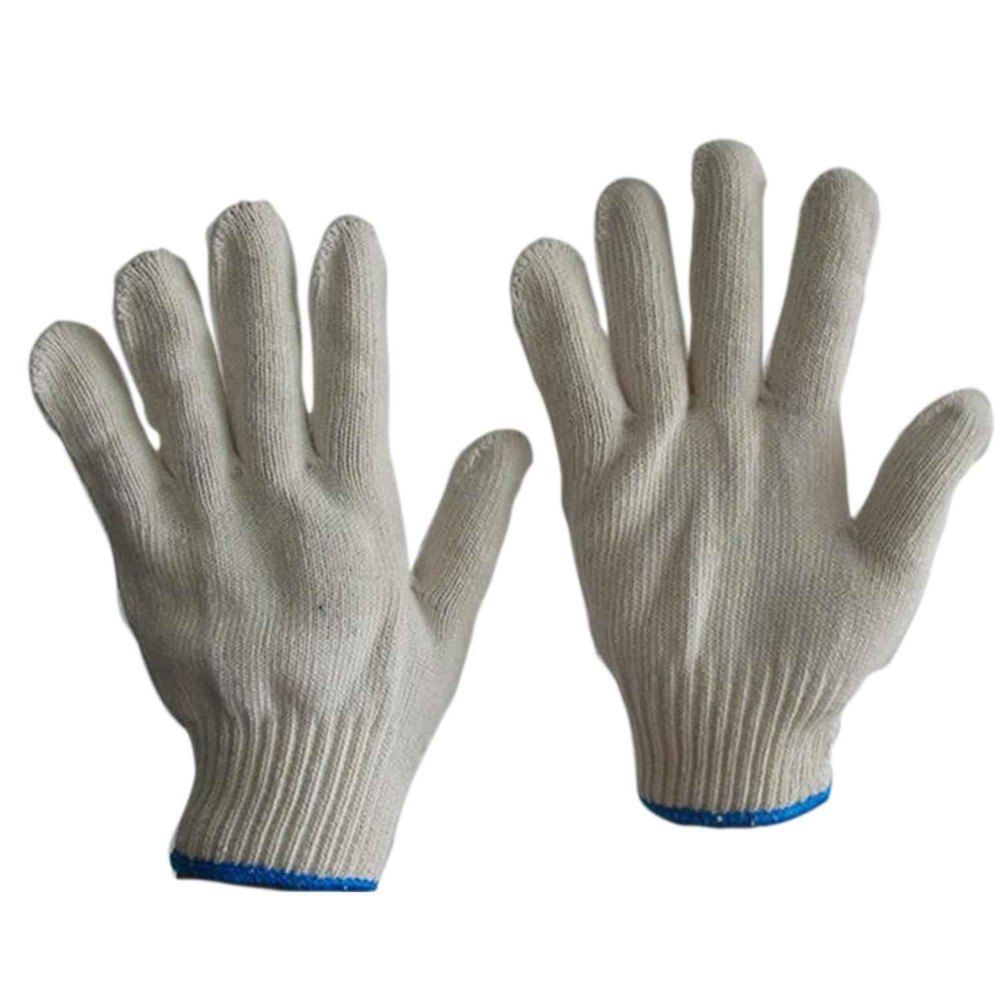 White Cotton Safety Gloves