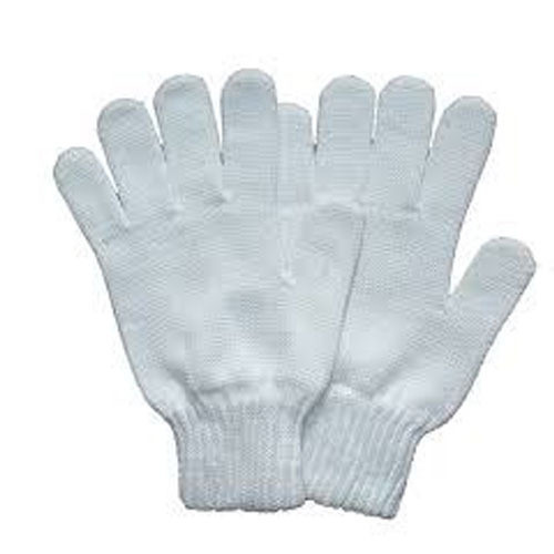 White Cotton Safety Gloves