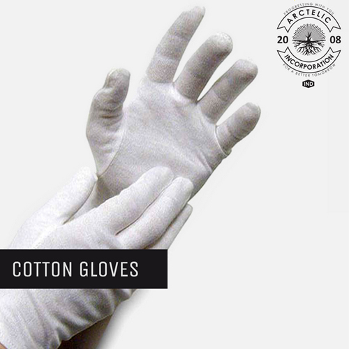 General Ambidexterous Cotton Gloves Hosiery, Size: 9 Inch