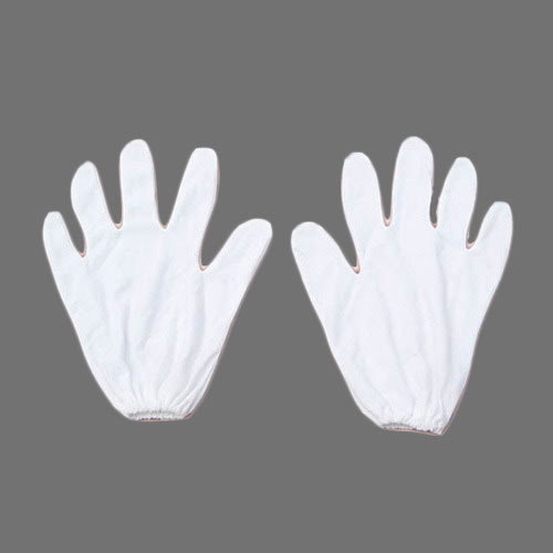 Plain White Cotton Hand Gloves