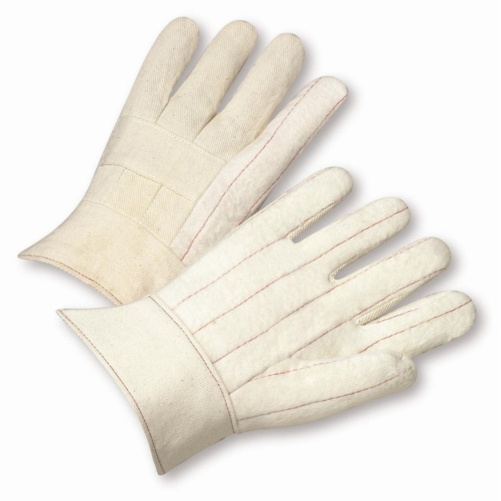 Full Fingered Plain Canvas Safety Gloves