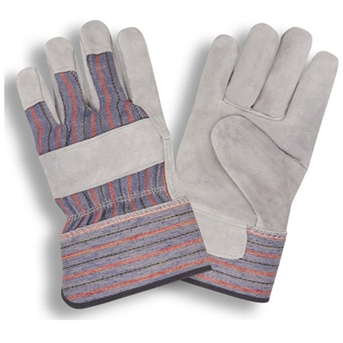 Male Crome Canvas Gloves Canadian, 6, Finger Type: Full Fingered