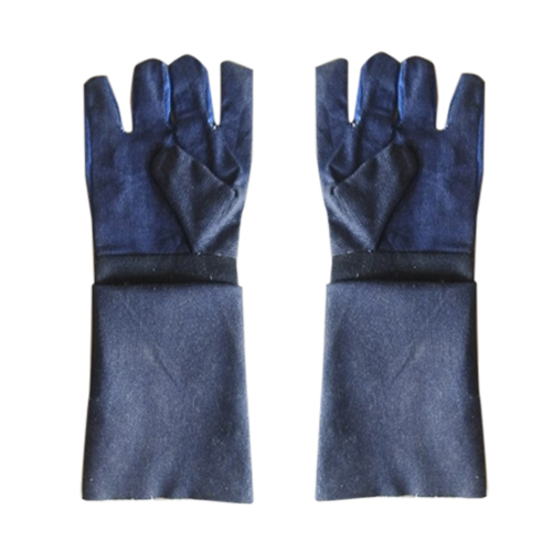 Blue Fabric Gloves, For Safety