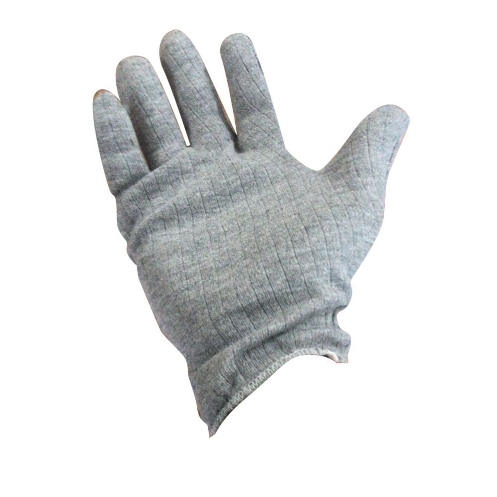 cloth Gray Baniyan Hand Gloves, For Industrial, Size: Small