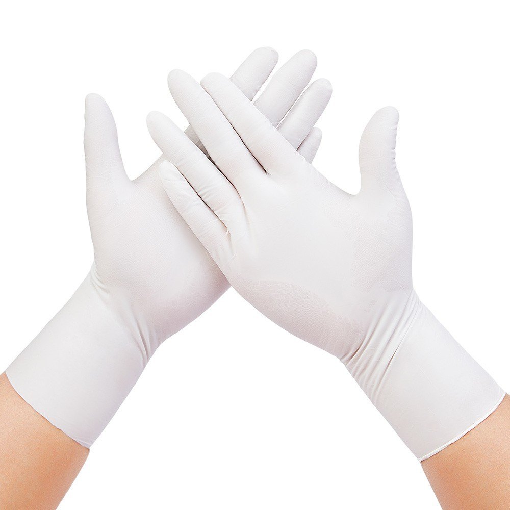 Plain White Hosiery Hand Glove