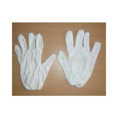 Unisex White Banian Hand Gloves