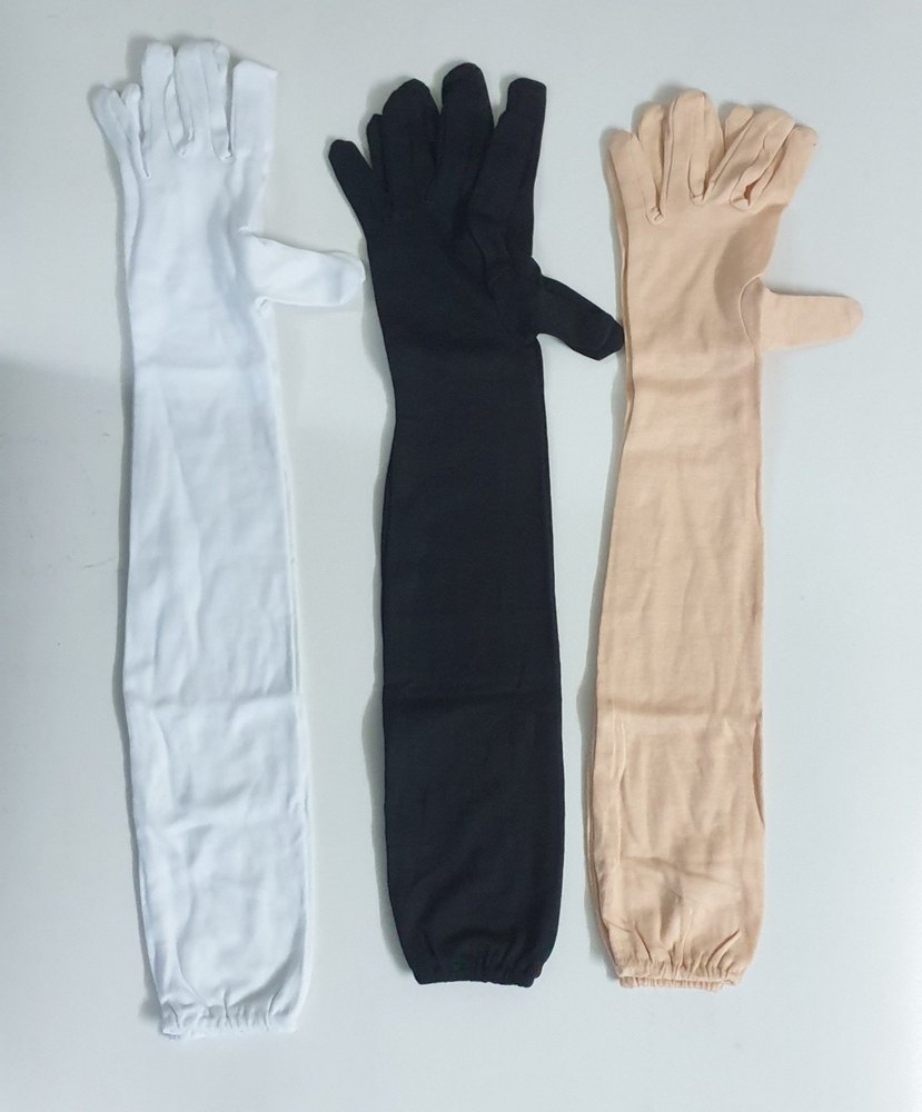 Asst Banian Gloves - Long, For Riding, Size: Free size