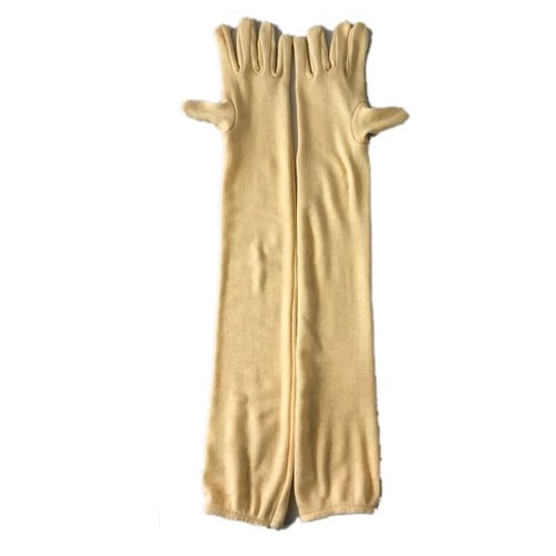 Skin Color Cotton Hand Gloves, Size: Upto 24 inches Long