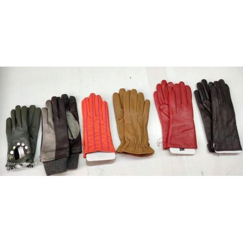 Plain Women\'s Ladies Leather Hand Gloves, Packaging Type: Packet