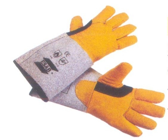 Aluminium Yellow TIG Professional Hand Gloves