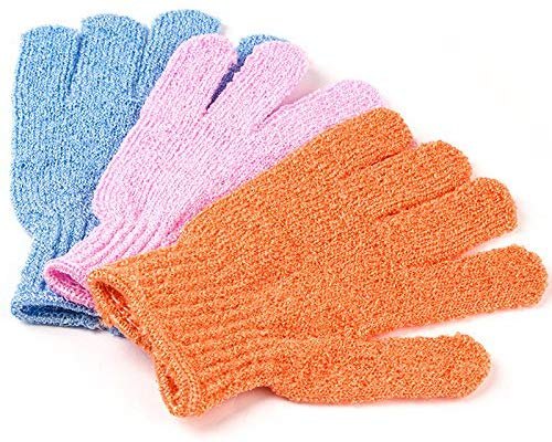 Multicolor silicone SCRUBBER GLOVES, For household use, Size: Medium