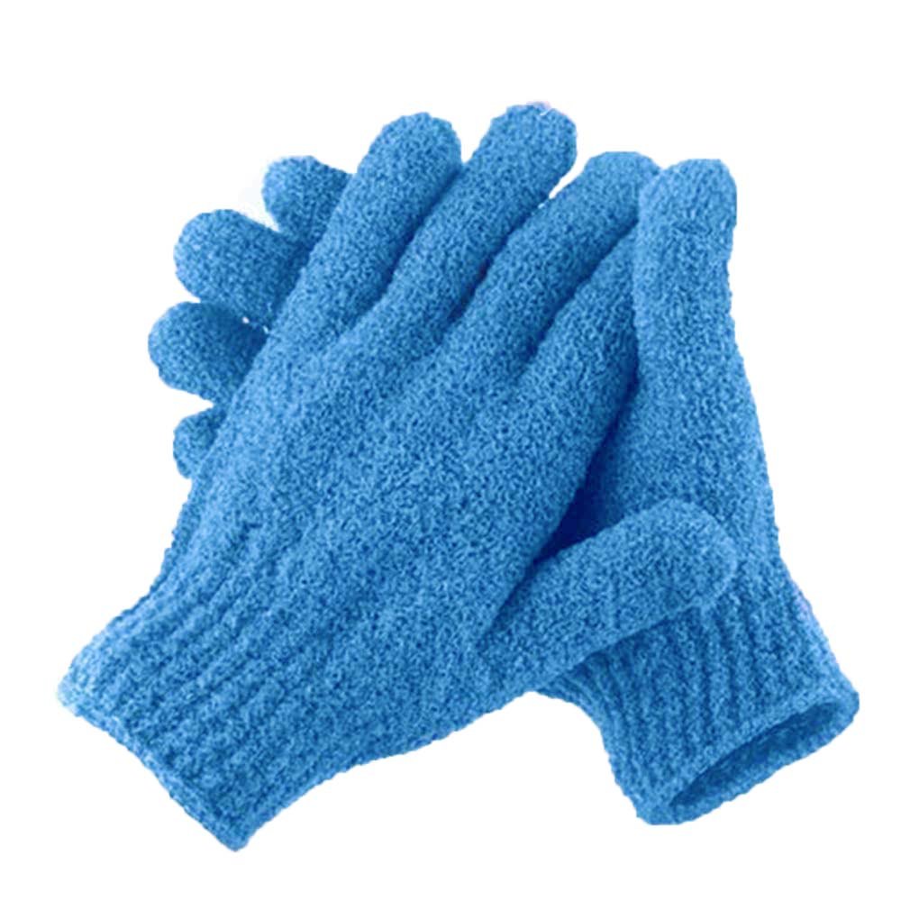 Multicolor Nylon Exfoliating Bath Gloves Body Scrubber Gloves, Size: Universal, Model Name/Number: 92-FZ8A-0R61