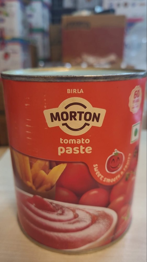 Morton Tomato Paste 900gm, Packaging Type: Tin img