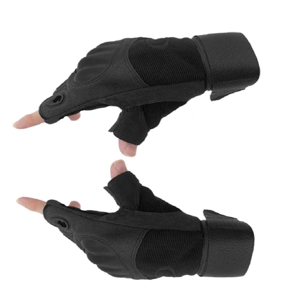 Black Nylon Half Finger Bike Hand Gloves, Size: Free Size