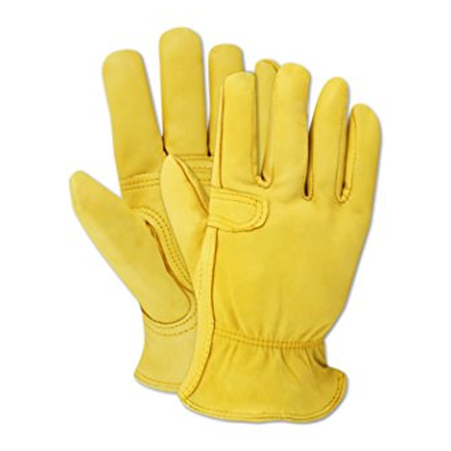 Full Fingered Yellow Driving Hand Gloves, Size: Free Size