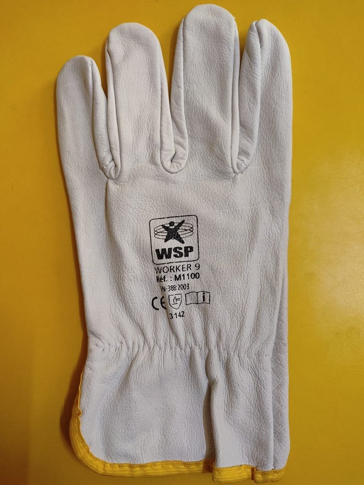 White Cotton Driving Gloves