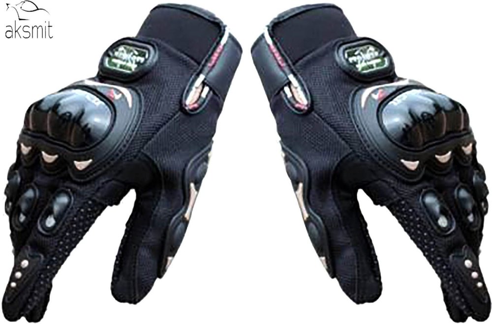 Pvc Unisex Full Black Bike Riding Sports Gloves, Size: XL