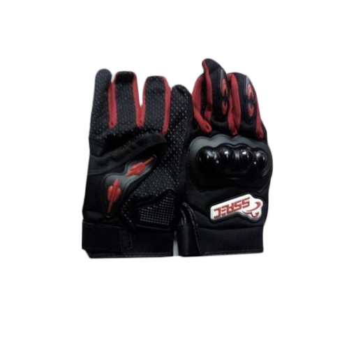 Black Bike Riding Glove