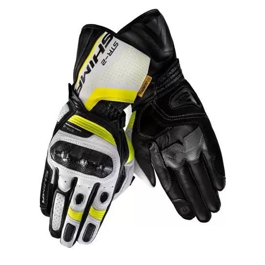 WHITE Leather RIDING GLOVES, Size: Xl